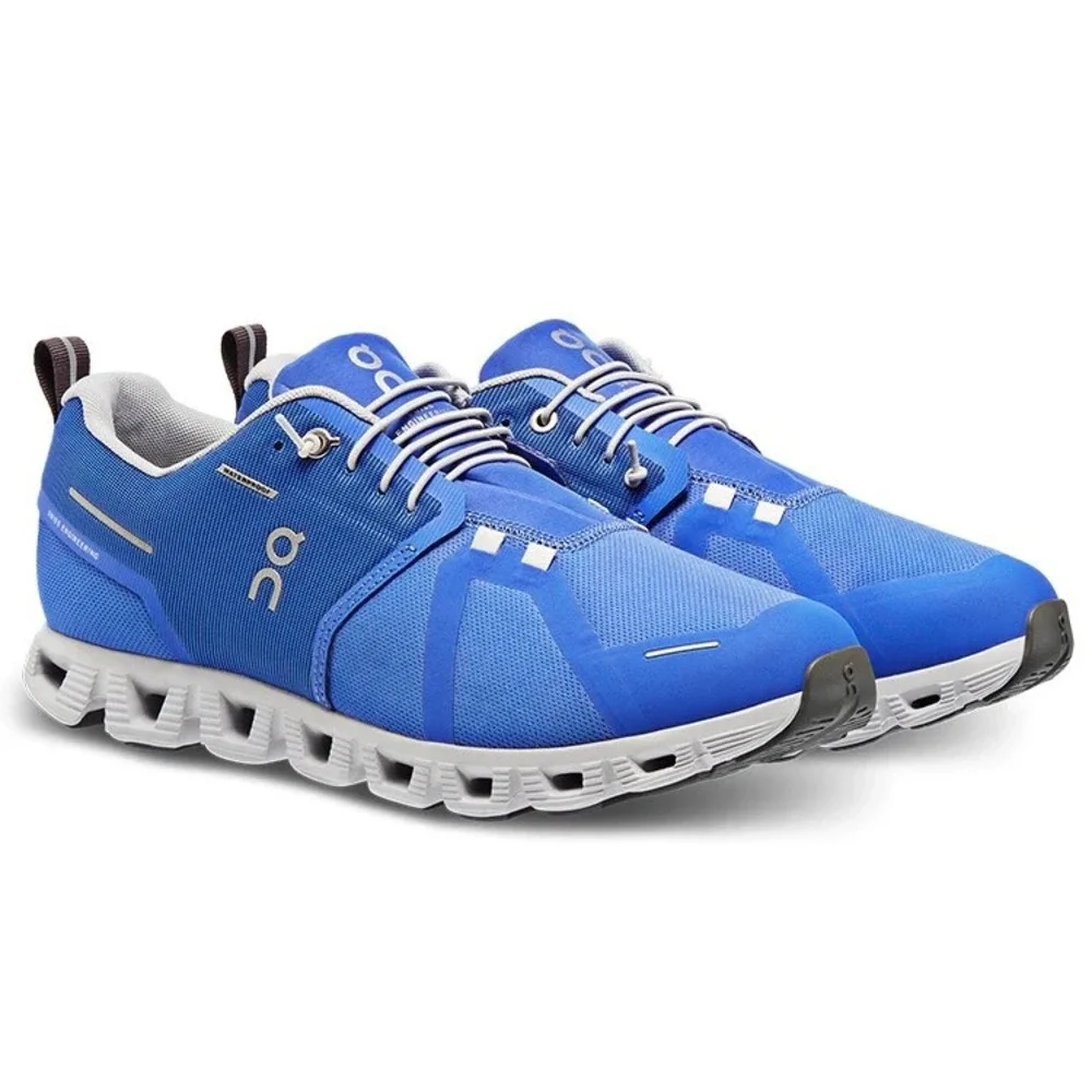 On Cloud Cloud 5 Waterproof Mens Sz 8 Running Shoes Cobalt Glacier Blue 59.98345